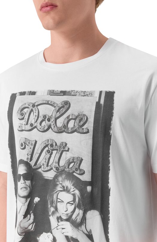 Хлопковая футболка Bisibiglio D0LCE VITA Белый  D0LCE VITA Фото 5