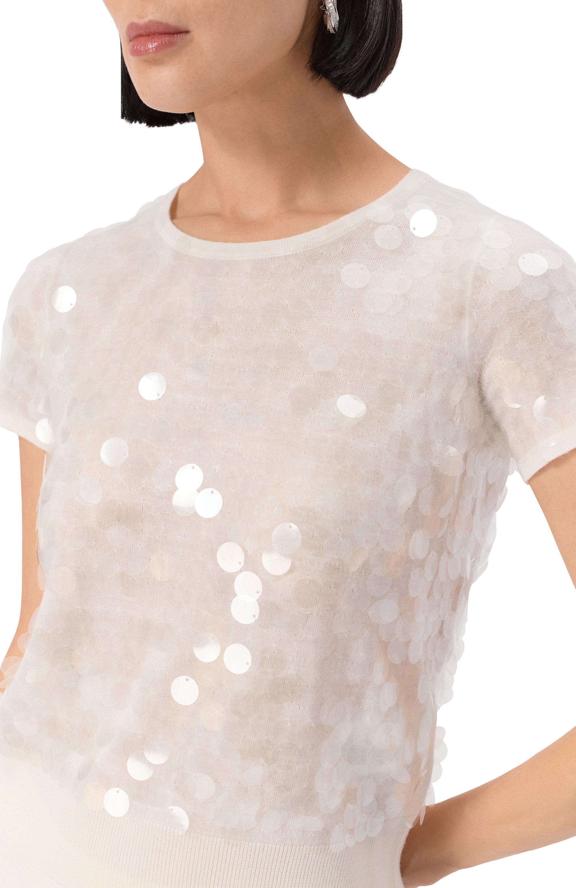 Шерстяной пуловер MAX MARA STUDIO, арт. SAI0, фото 5