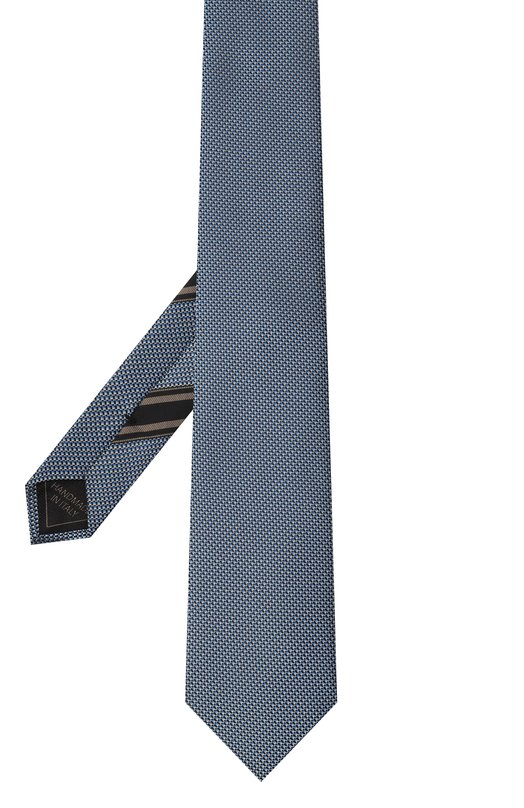 Шелковый галстук Brioni 061D00/0D428 Голубой  061D00/0D428 Фото 3