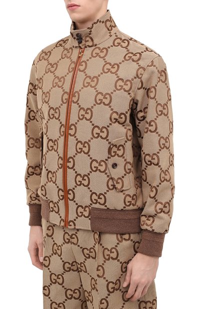Хлопковый бомбер GUCCI, арт. 680812/Z8AVS, фото 3