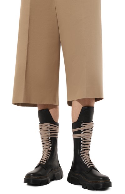 Кожаные ботинки rick owens x dr. martens 1918 dmxl RICK OWENS черного цвета по цене 47900 руб., арт. DM01D7808, фото 3 Кожаные ботинки rick owens x dr. martens 1918 dmxl RICK OWENS, арт. DM01D7808, фото 3