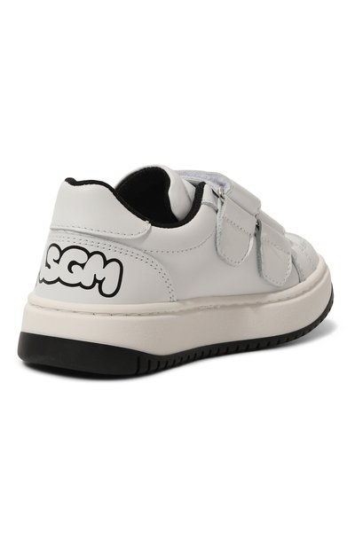 Кожаные кеды MSGM KIDS, арт. 79848/VAR1/28-35, фото 3