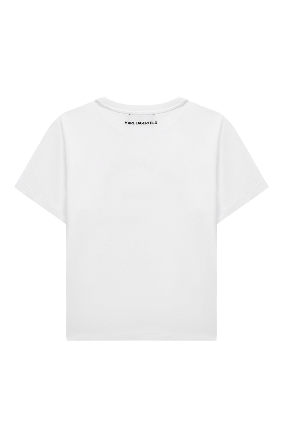 Хлопковая футболка KARL LAGERFELD KIDS, арт. Z30205, фото 2
