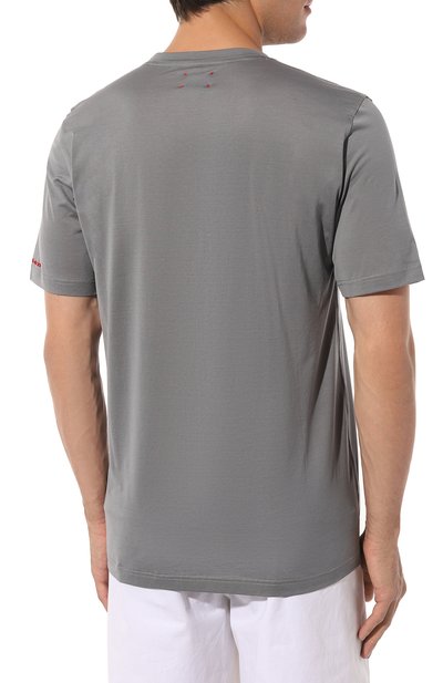 Хлопковая футболка KITON, арт. UK1165W23, фото 4