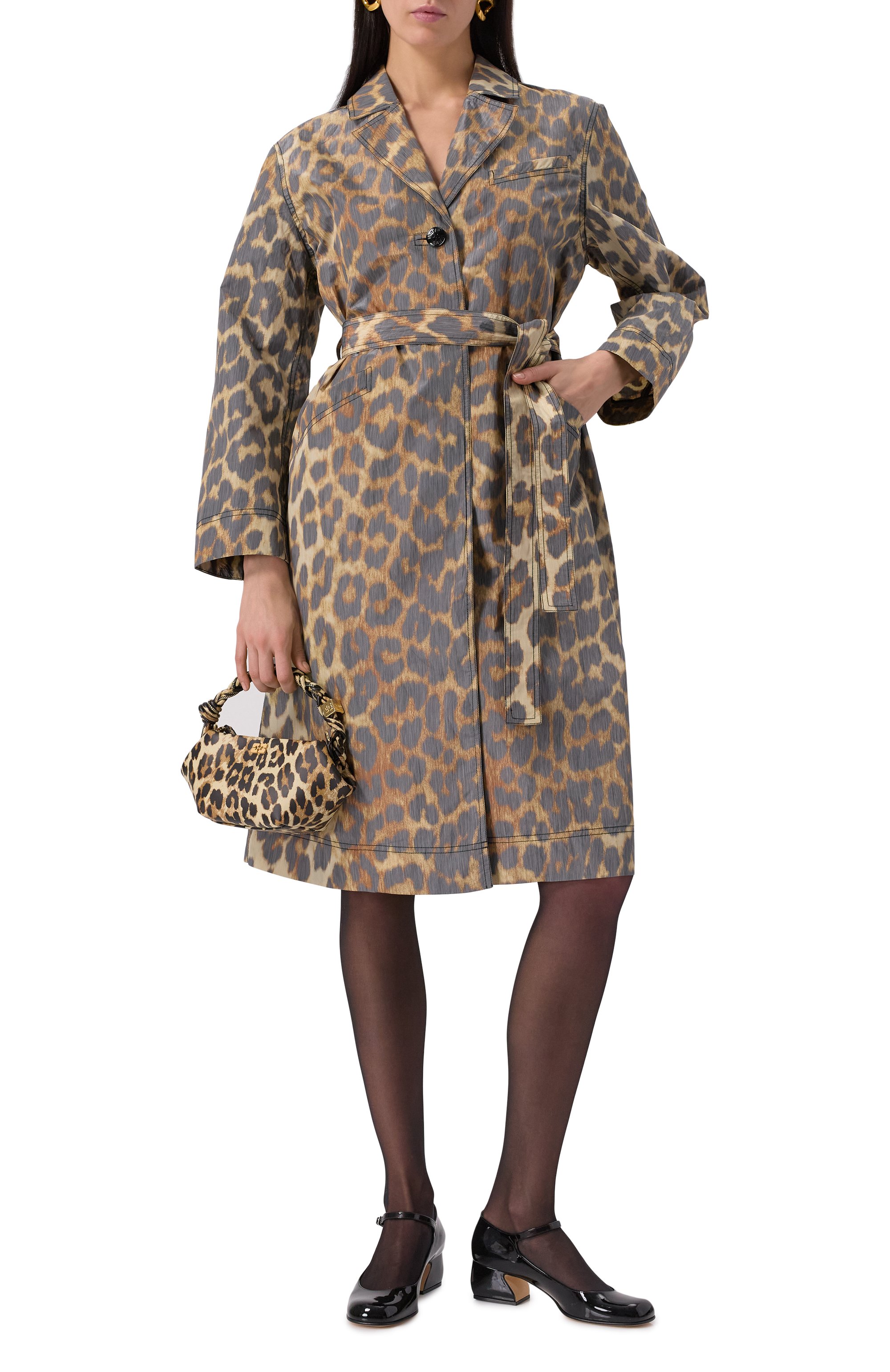 Плащ GANNI, арт. F8616, фото 2