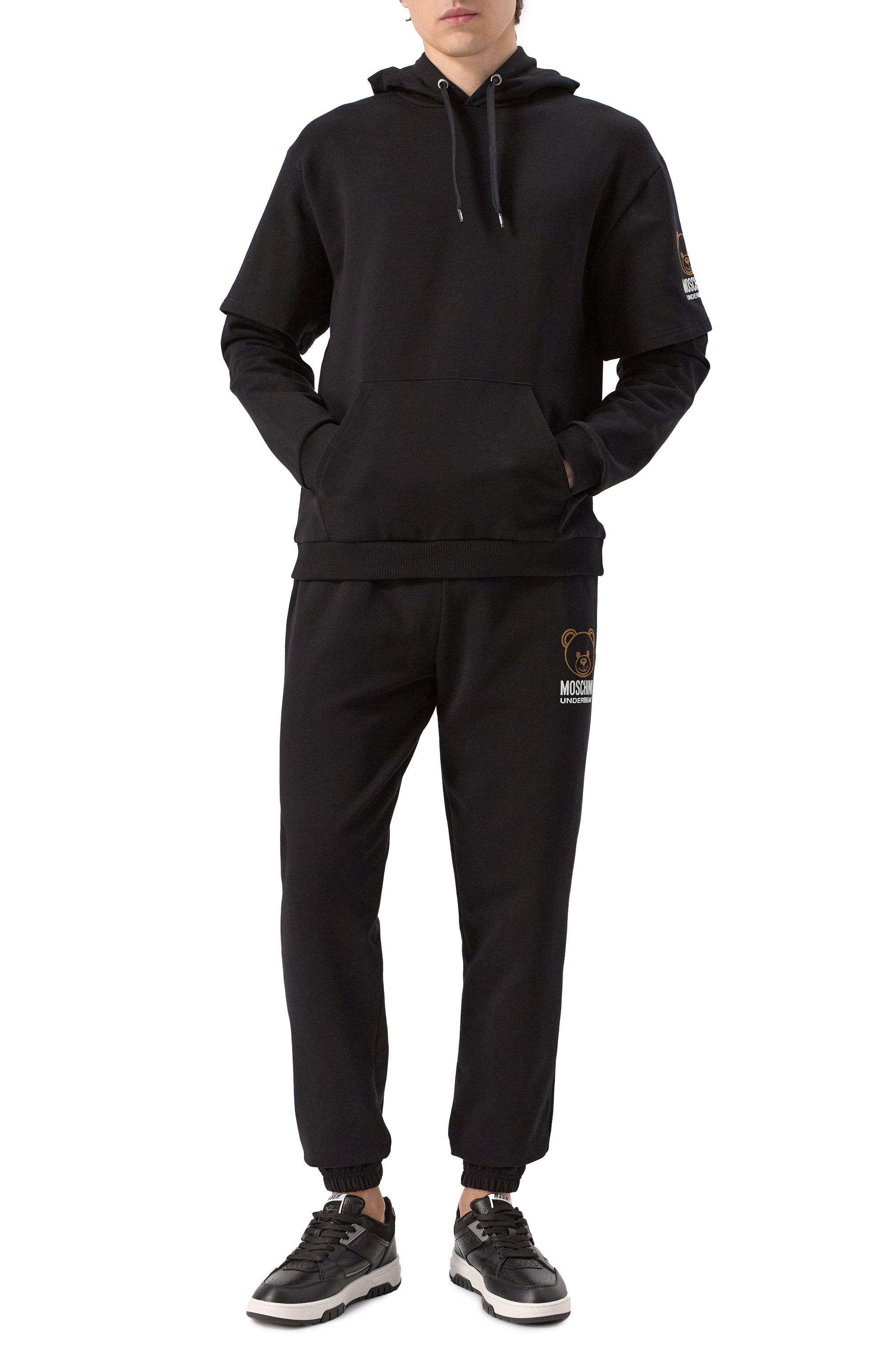 Хлопковое худи MOSCHINO, арт. A1703/4424, фото 2