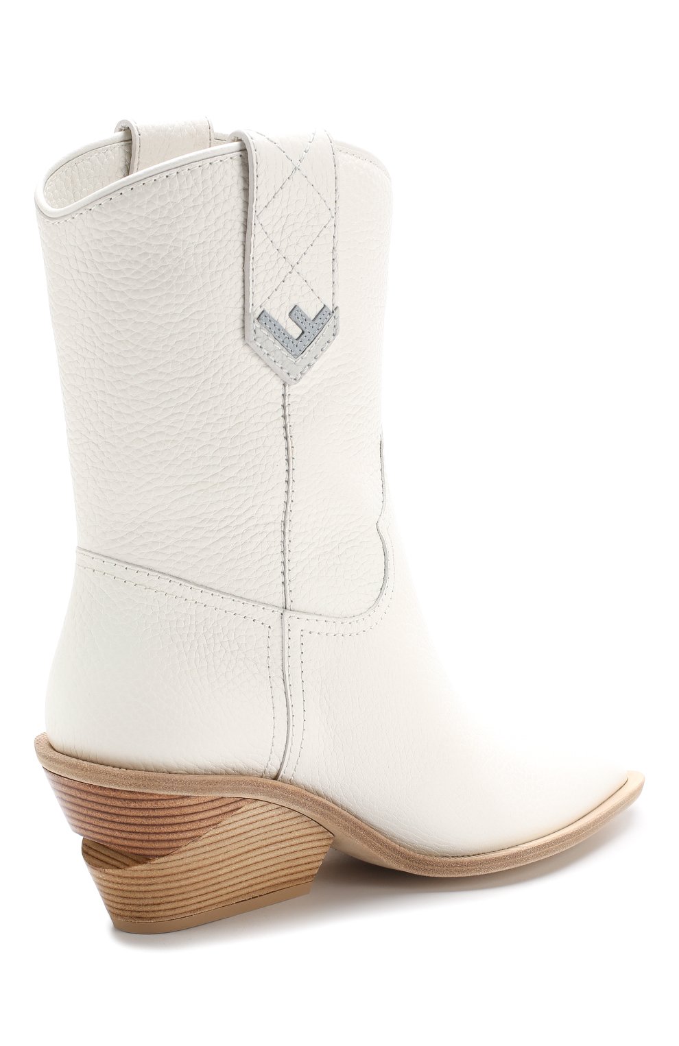 Кожаные сапоги на устойчивом каблуке FENDI, арт. 8T6785 A3SZ, фото 4