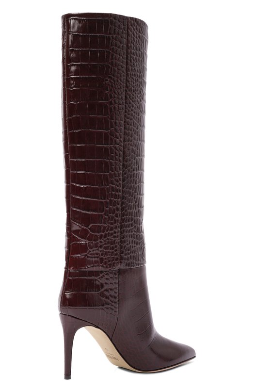 Кожаные сапоги Stiletto 85 Paris Texas PX548-XC0C0 Бордовый  PX548-XC0C0 Фото 5