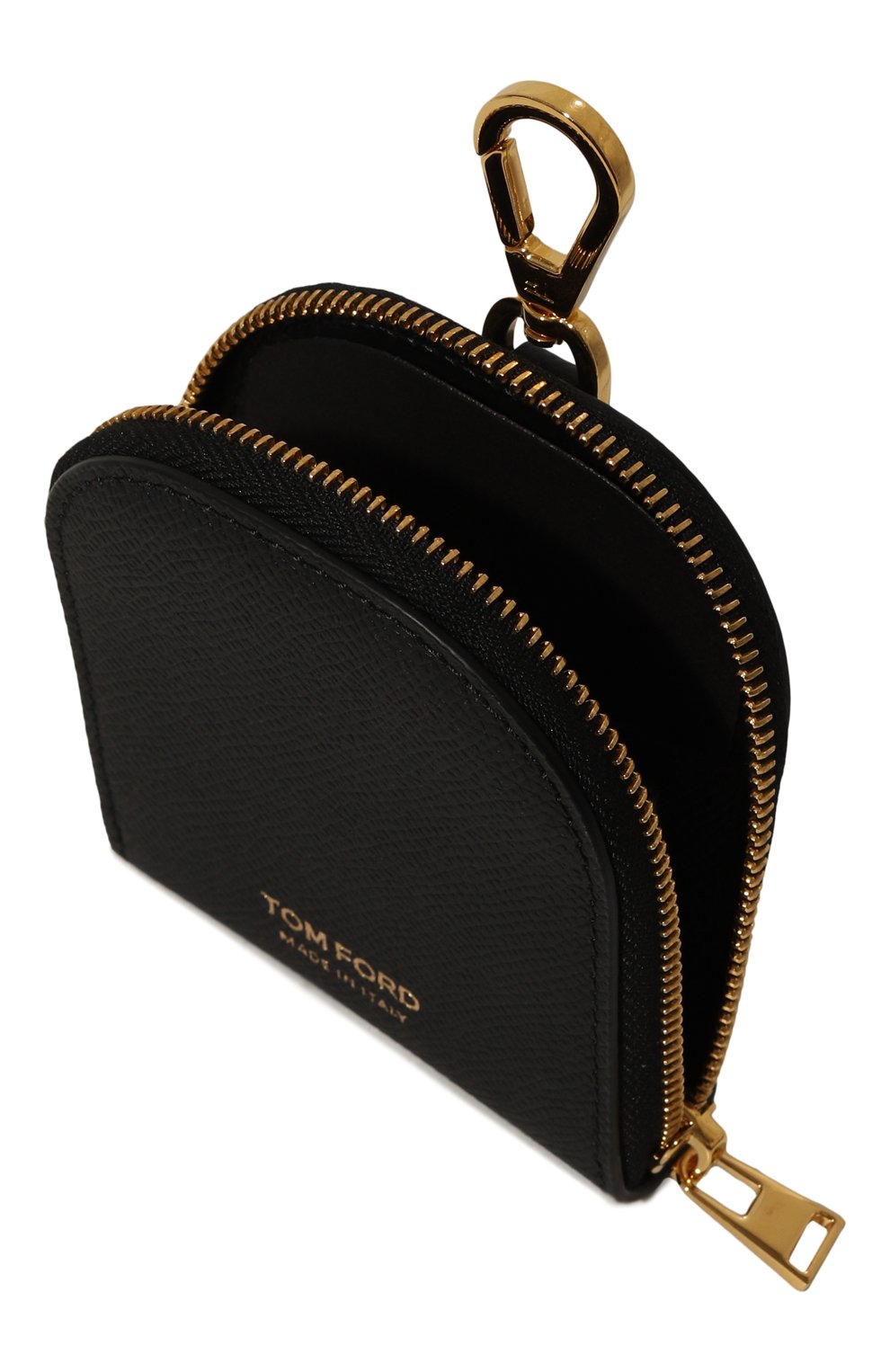 Кожаный кошелек для монет TOM FORD черного цвета по цене 67300 руб., арт. Y0311T/LCL081, фото 4 Кожаный кошелек для монет TOM FORD, арт. Y0311T/LCL081, фото 4