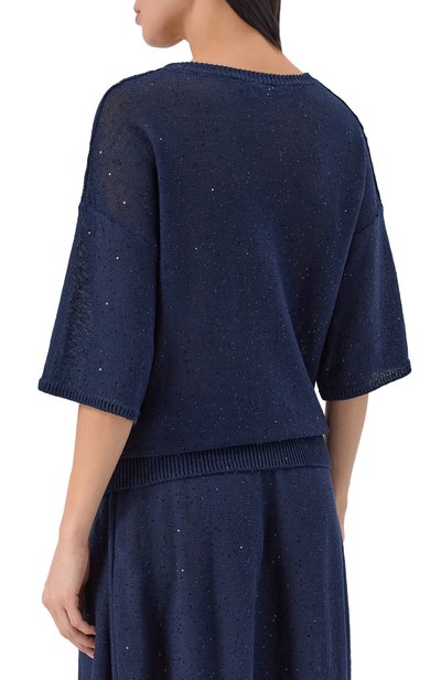 Пуловер изо льна и хлопка ANTONELLI FIRENZE, арт. 41798Q/01625, фото 4