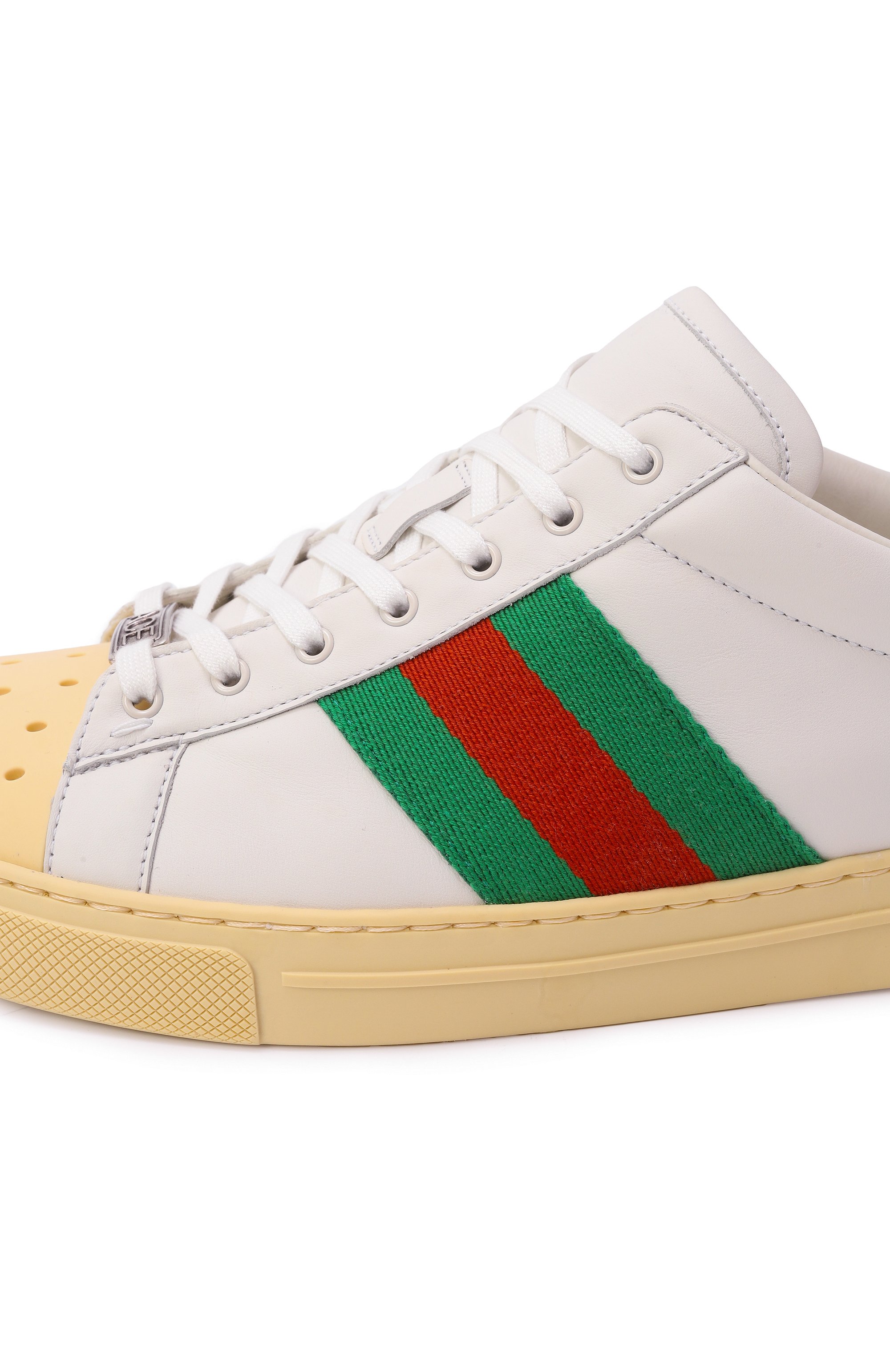 Кожаные кеды ace GUCCI, арт. 795784/AADQS, фото 7