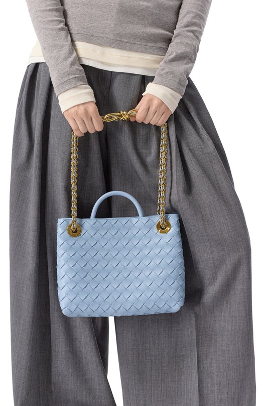 Сумка Andiamo small Bottega Veneta 786008/VCPP1 Голубой  786008/VCPP1 Фото 2