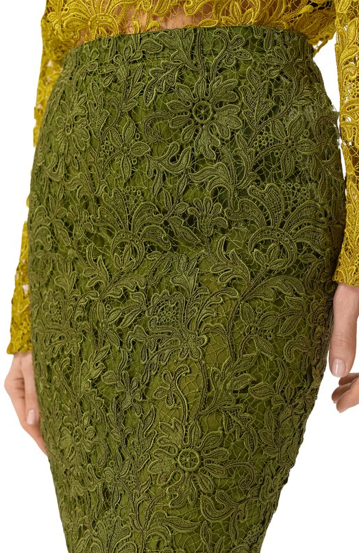 Юбка Saint Laurent 845790/Y363H Хаки  845790/Y363H Фото 5