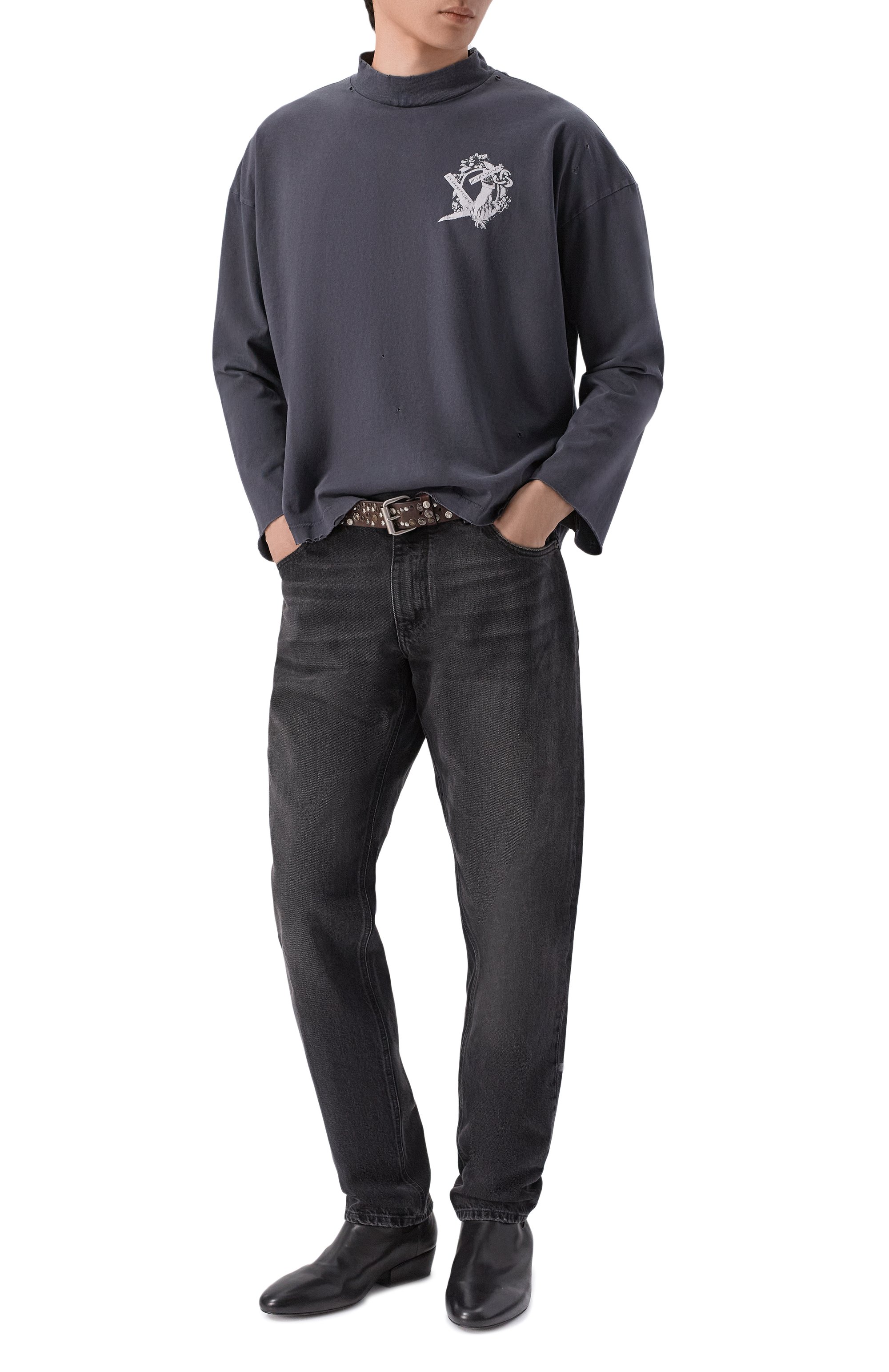 Хлопковый лонгслив ENFANTS RICHES DEPRIMES, арт. 010-900/C0TT0N, фото 2