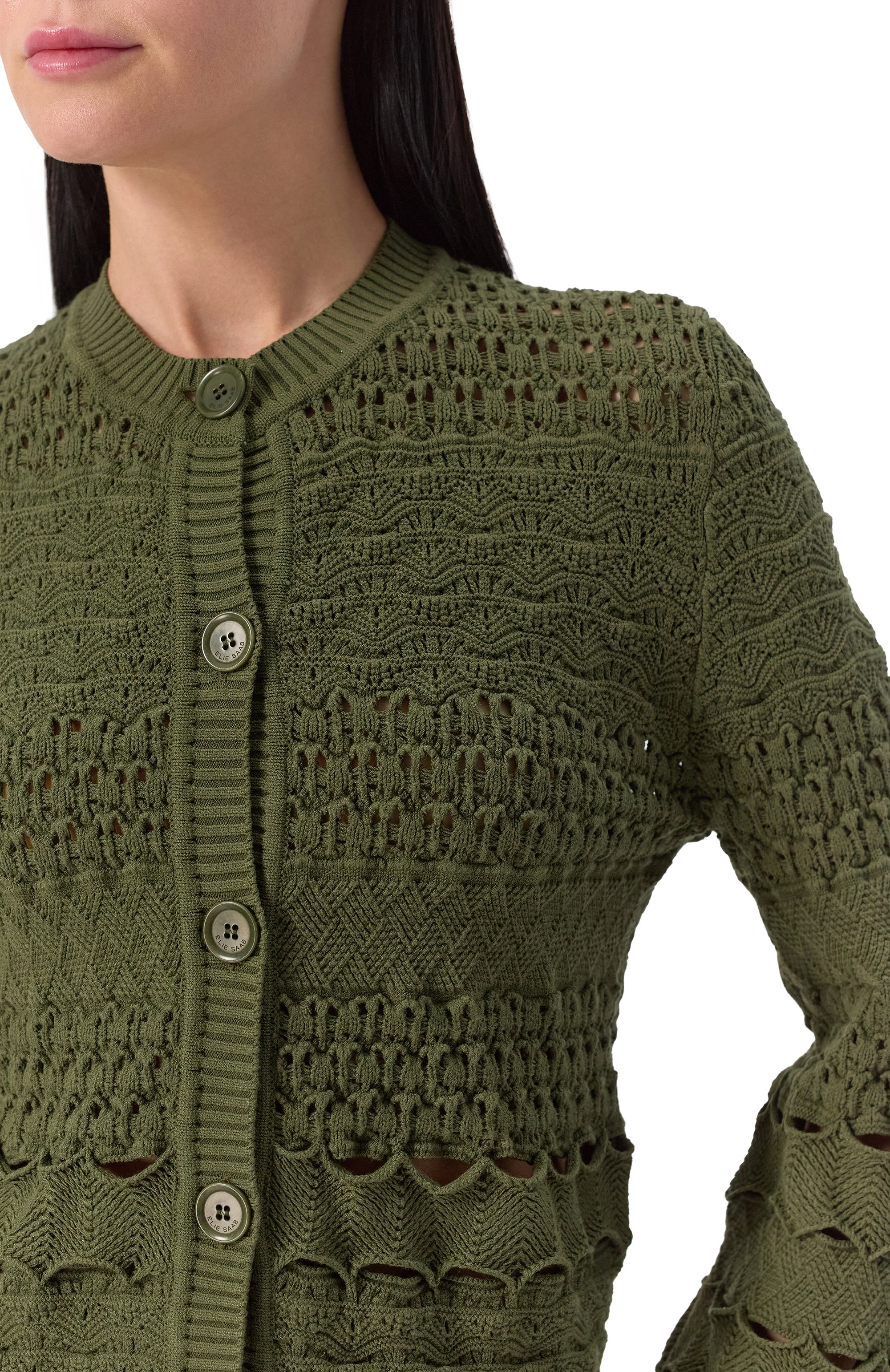 Кардиган из вискозы ELIE SAAB, арт. J0113NS25, фото 5