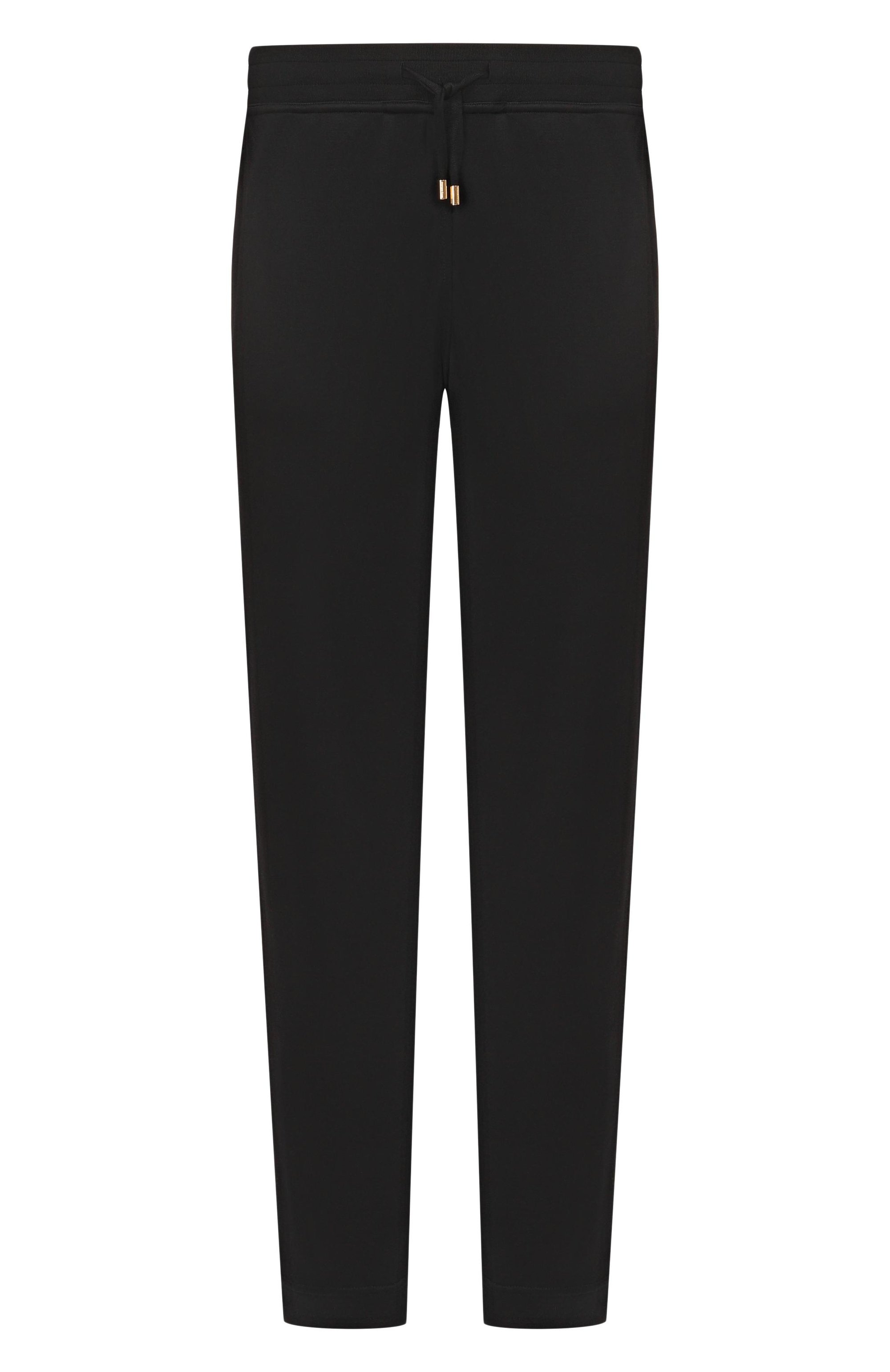 Шелковые брюки STEFANO RICCI черного цвета по цене 296000 руб., арт. K919511P3D/R26190_001, фото 1 Шелковые брюки STEFANO RICCI, арт. K919511P3D/R26190_001, фото 1