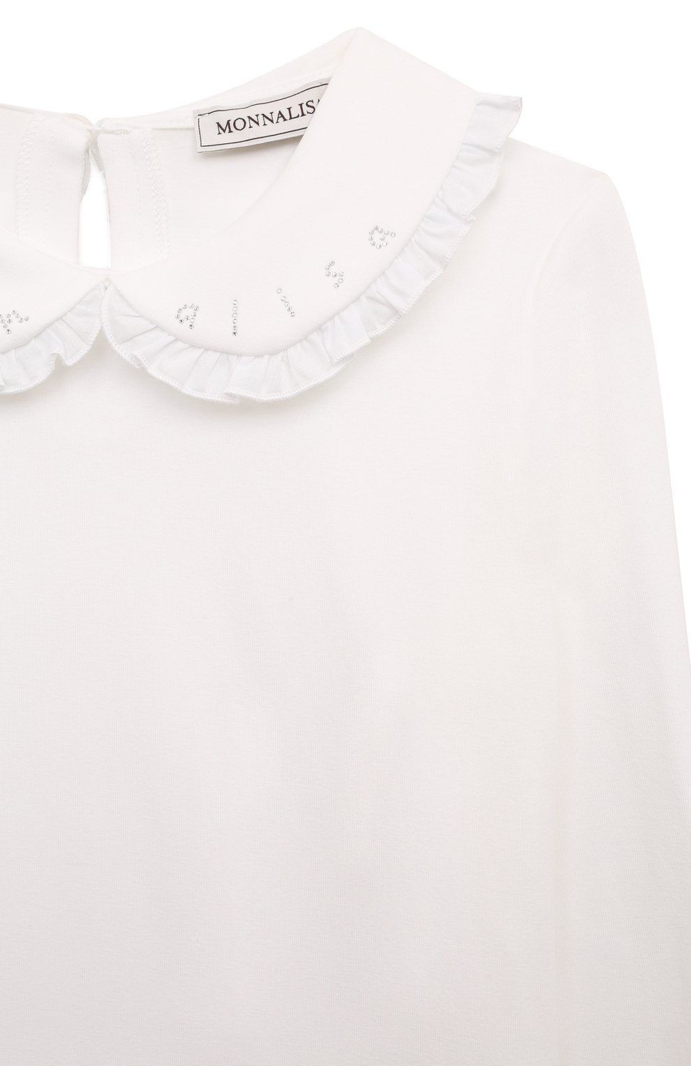 Хлопковый лонгслив MONNALISA, арт. 18DTSH, фото 3