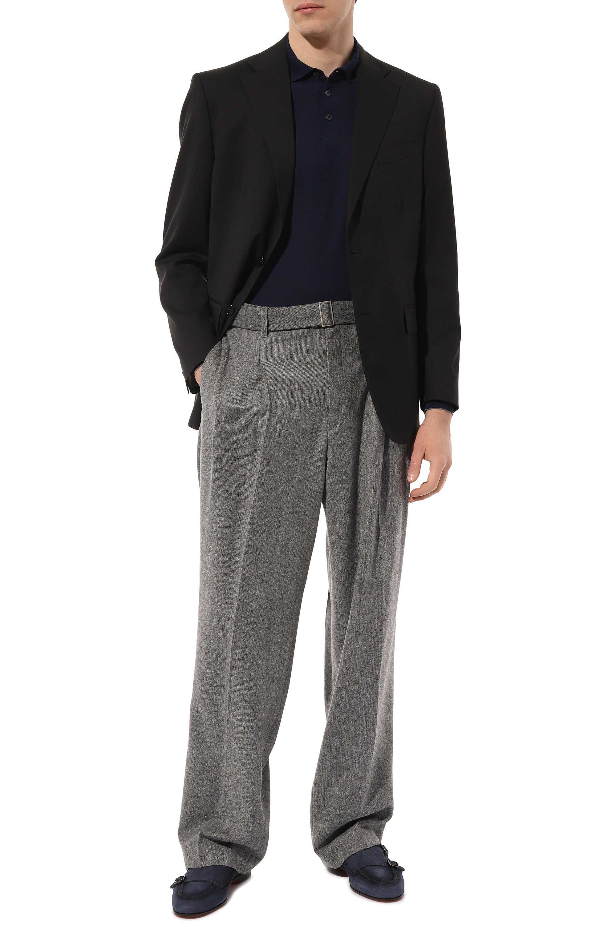 Монки из нубука carlos SANTONI, арт. MCNG18003SA4SSC8, фото 2