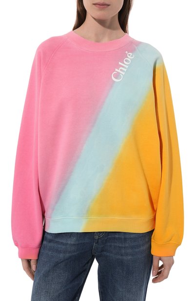 Хлопковый свитшот CHLOÉ, арт. CHC23AJH11191, фото 3