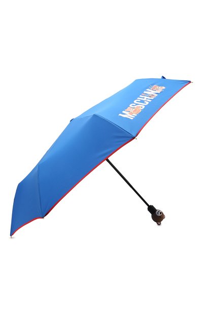 Складной зонт MOSCHINO синего цвета по цене 9570 руб., арт. 8031-0PENCL0SE, фото 2 Складной зонт MOSCHINO, арт. 8031-0PENCL0SE, фото 2