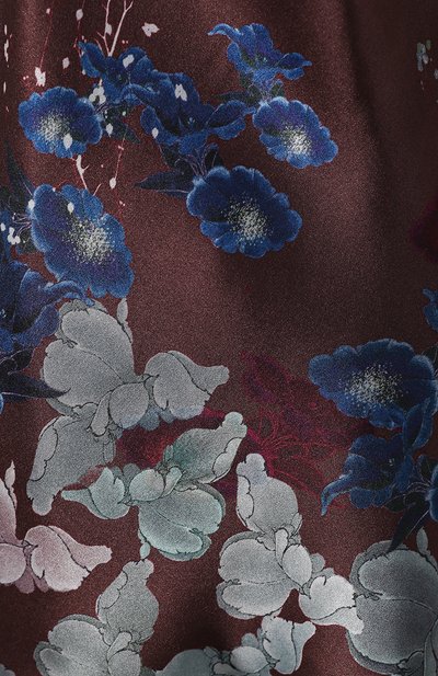 Шелковый топ на бретельках с принтом MENG, арт. LW-9-CH-MLR, фото 5