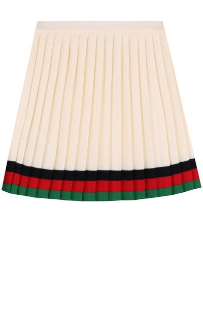 Плиссированная юбка из шерсти GUCCI, арт. 519020/X1634, фото 1