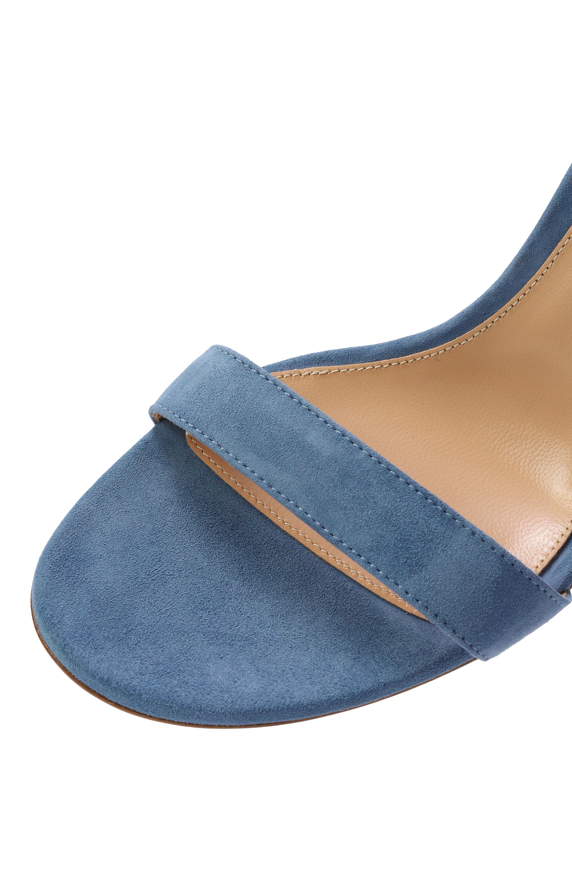 Замшевые босоножки portofino 85 GIANVITO ROSSI, арт. G60953.85RIC.CAMANTB, фото 7