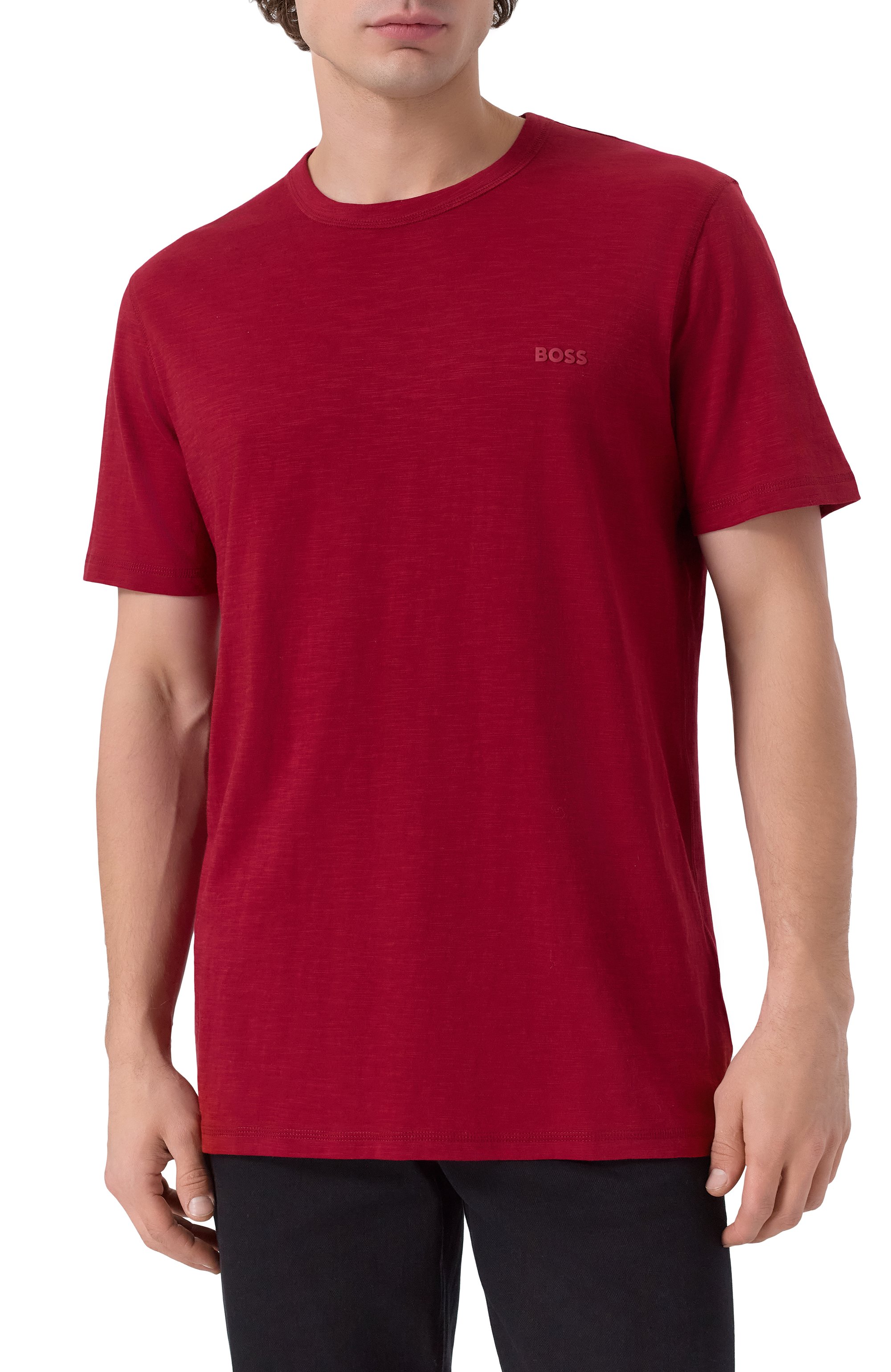 Хлопковая футболка BOSS ORANGE, арт. 50508243, фото 3