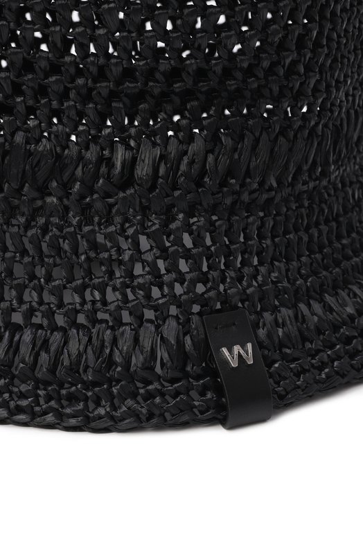 Панама из вискозы Weekend Max Mara WKAFRAG0RE Чёрный  WKAFRAG0RE Фото 3