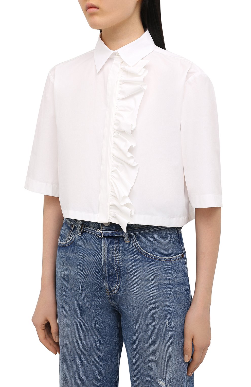 Хлопковая рубашка MSGM, арт. 3041MDE11 217104, фото 3