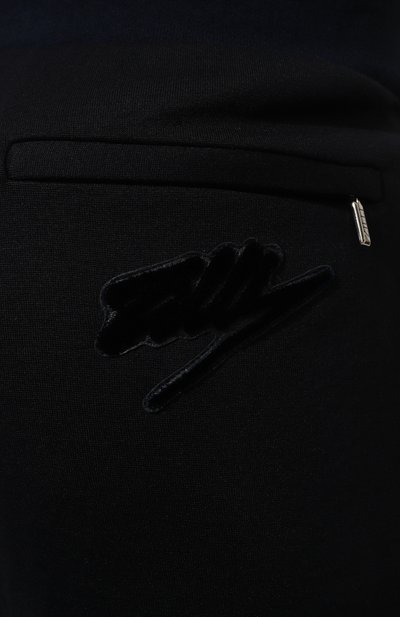 Брюки из хлопка и шелка ZILLI темно-синего цвета по цене 169500 руб., арт. JSP011M0142VFS000, фото 5 Брюки из хлопка и шелка ZILLI, арт. JSP011M0142VFS000, фото 5