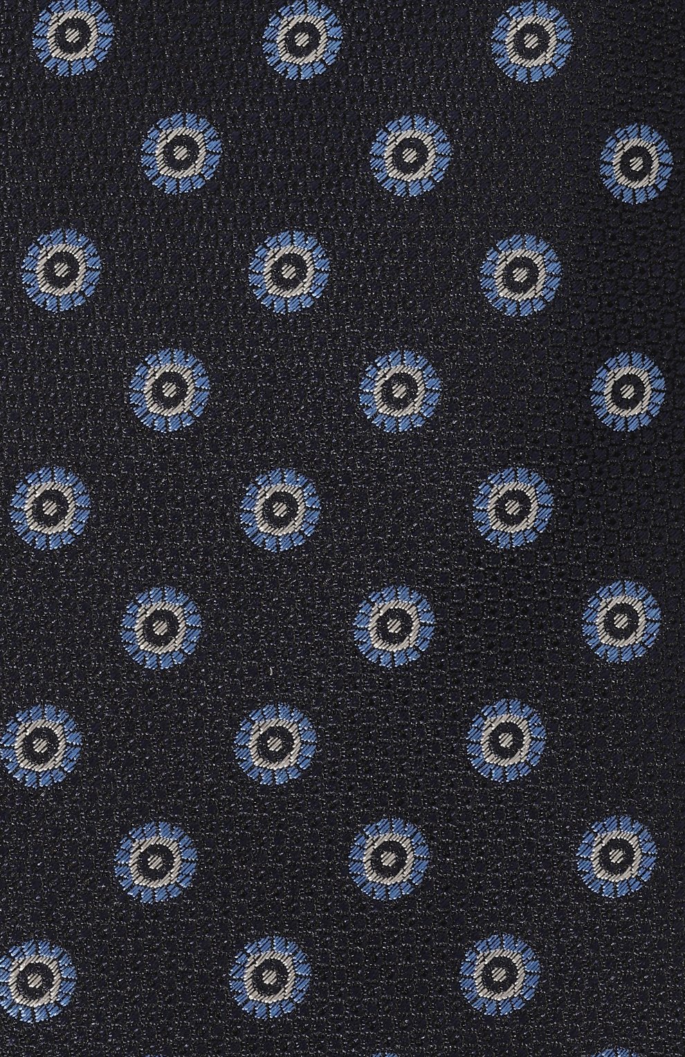 Шелковый галстук CANALI темно-синего цвета по цене 17550 руб., арт. 18/HJ04152, фото 4 Шелковый галстук CANALI, арт. 18/HJ04152, фото 4