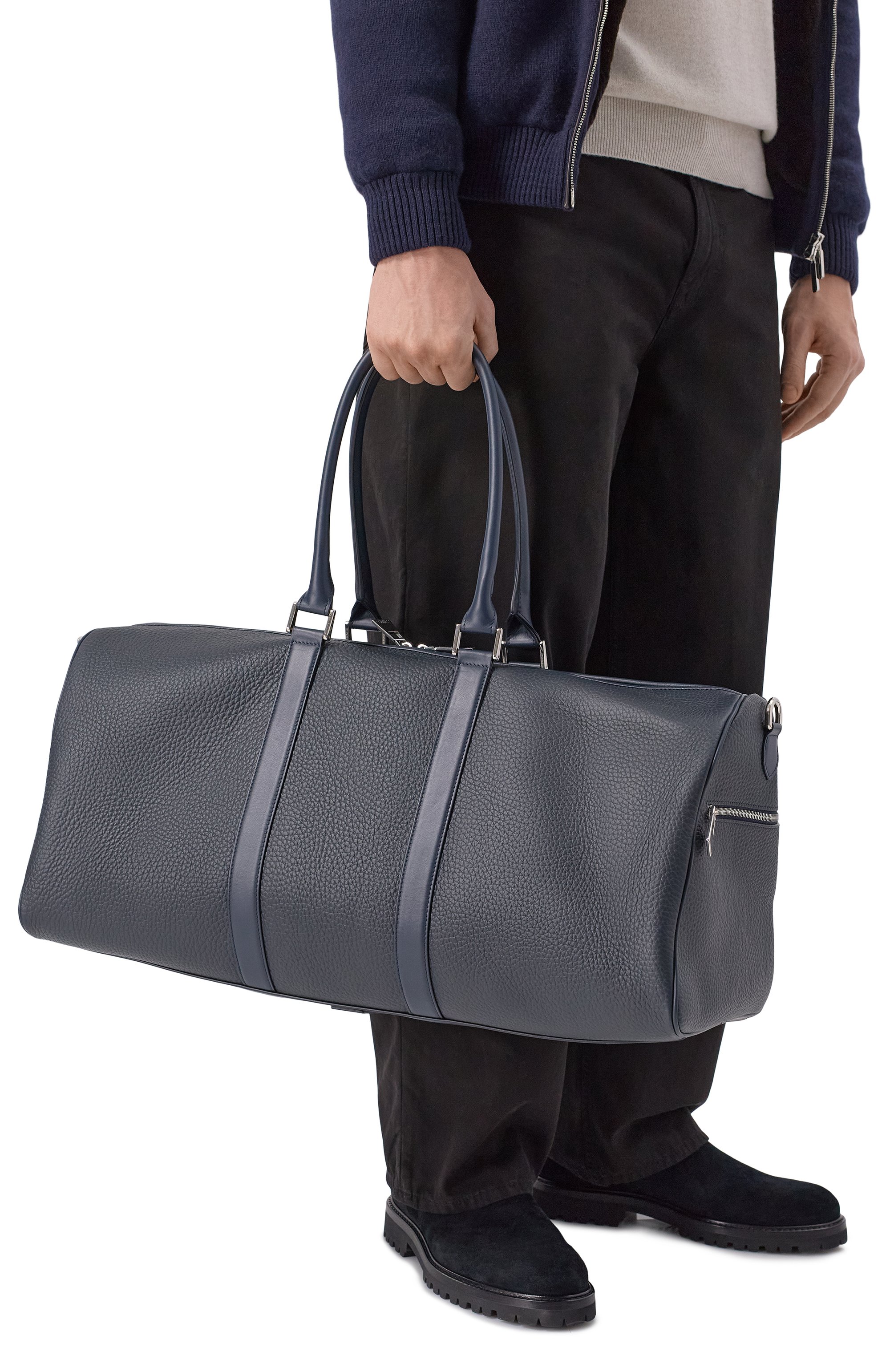 Сумка ANDREA CAMPAGNA темно-синего цвета по цене 227000 руб., арт. TB117, фото 2 Сумка ANDREA CAMPAGNA, арт. TB117, фото 2