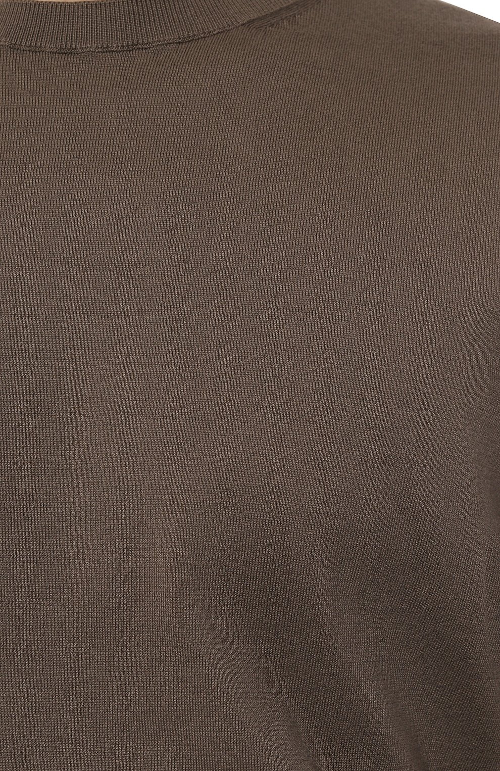 Хлопковый джемпер ZEGNA коричневого цвета по цене 83300 руб., арт. UDC90A7/C10, фото 5 Хлопковый джемпер ZEGNA, арт. UDC90A7/C10, фото 5