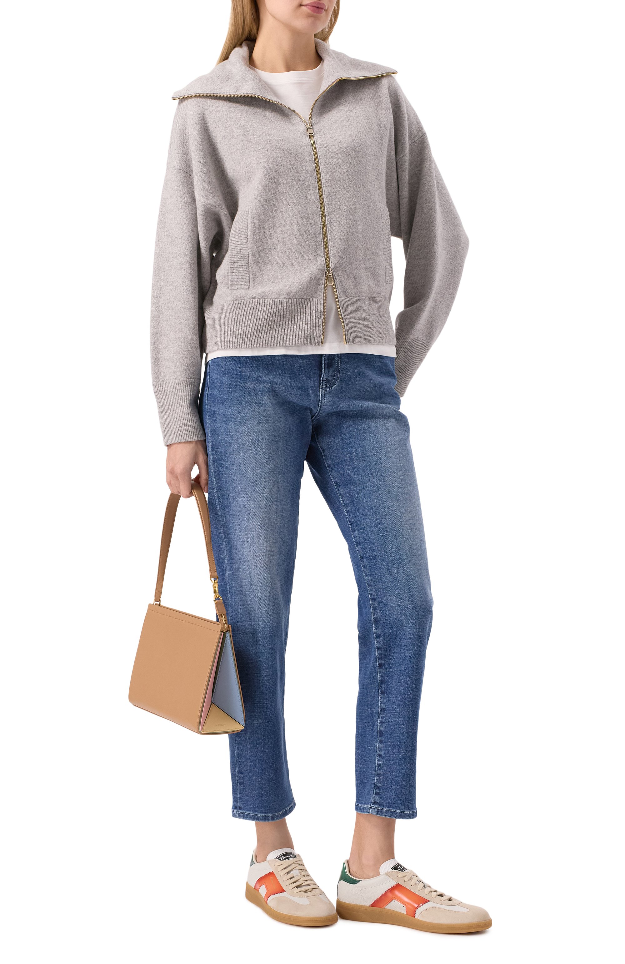 Кожаные кеды SANTONI, арт. WBPG61221FARCY0L, фото 2