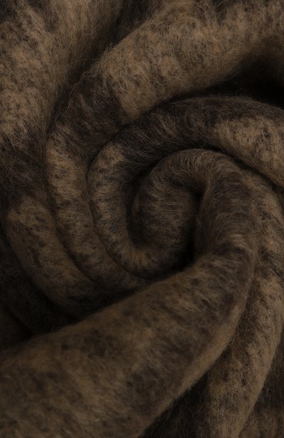 Шерстяной плед FENDI темно-коричневого цвета по цене 128500 руб., арт. FXS730 APWA, фото 3 Шерстяной плед FENDI, арт. FXS730 APWA, фото 3