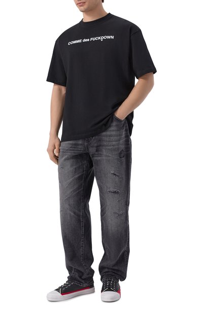 Хлопковая футболка COMME DES FUCKDOWN, арт. CFABM01902, фото 2