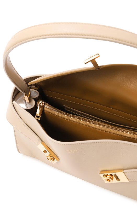 Сумка Hug Soft medium Ferragamo 219816/780594 Бежевый  219816/780594 Фото 5
