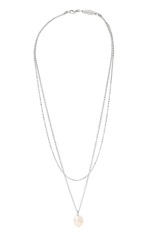 Серебряное колье Giorgio Armani