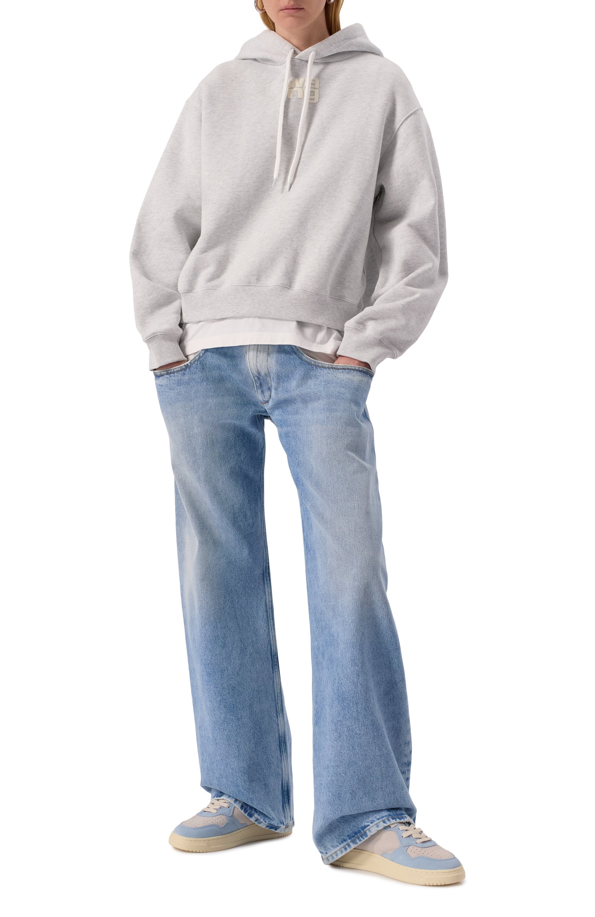 Хлопковое худи ALEXANDERWANG.T, арт. 4CC3242101, фото 2