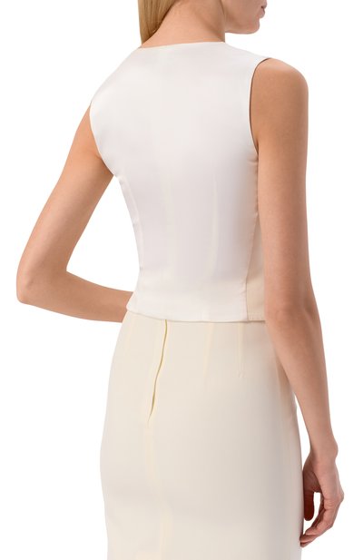 Жилет из шерсти и шелка DOLCE & GABBANA, арт. F79H6T/FUBGC, фото 4
