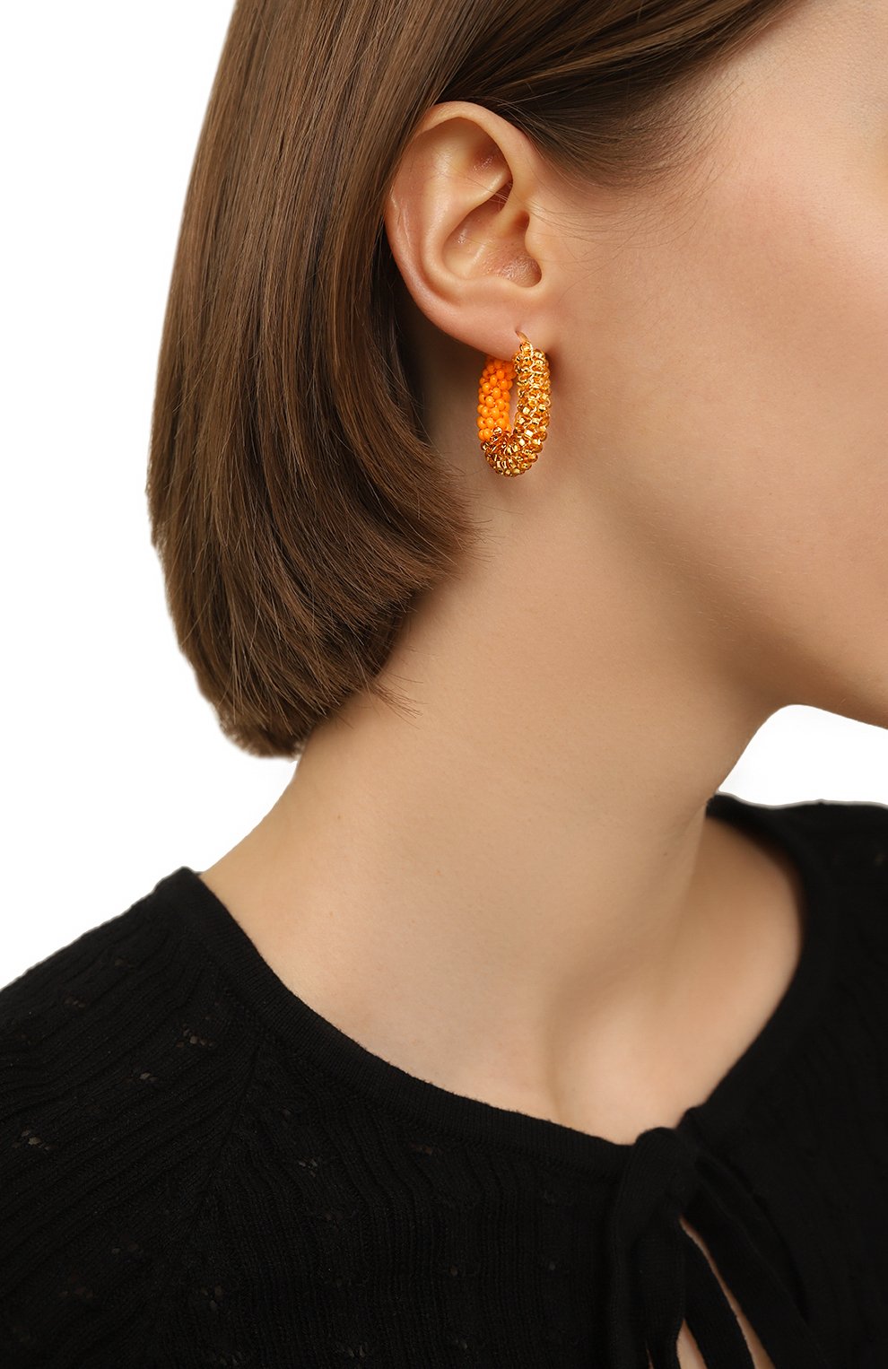 Серьги хупсы HIAYNDERFYT, арт. 1-11HPSDBLOR, фото 2