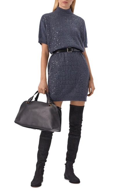 Женское платье из шерсти и кашемира BRUNELLO CUCINELLI, арт. MBP240A94P