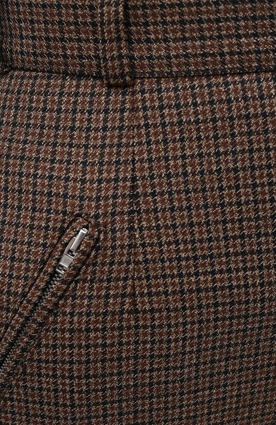 Шерстяные брюки MAISON MARGIELA коричневого цвета по цене 86050 руб., арт. S51KA0530/S53200, фото 5 Шерстяные брюки MAISON MARGIELA, арт. S51KA0530/S53200, фото 5