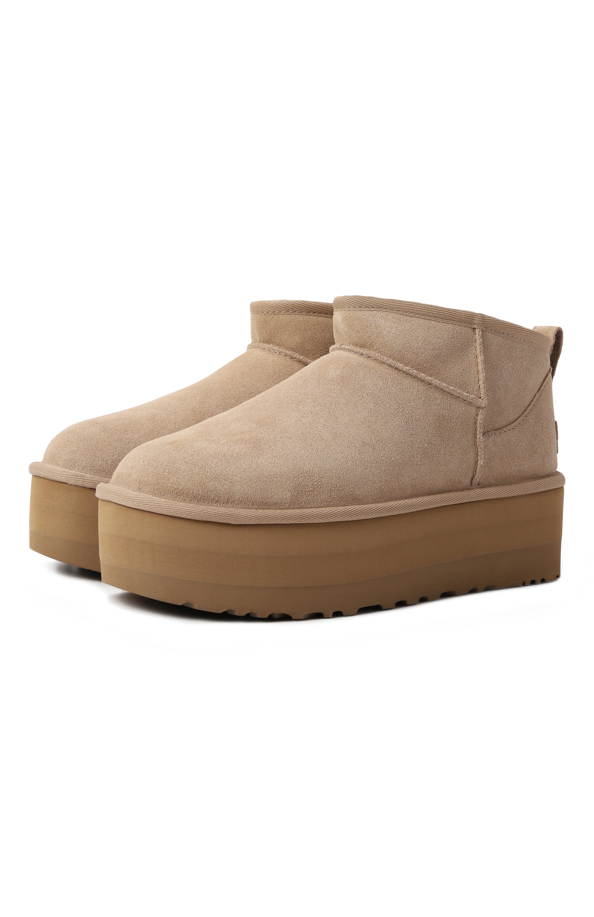 Замшевые полусапоги classic ultra mini platform UGG, арт. 1135092, фото 1