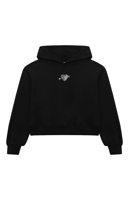 

Хлопковое худи MSGM kids, Чёрный