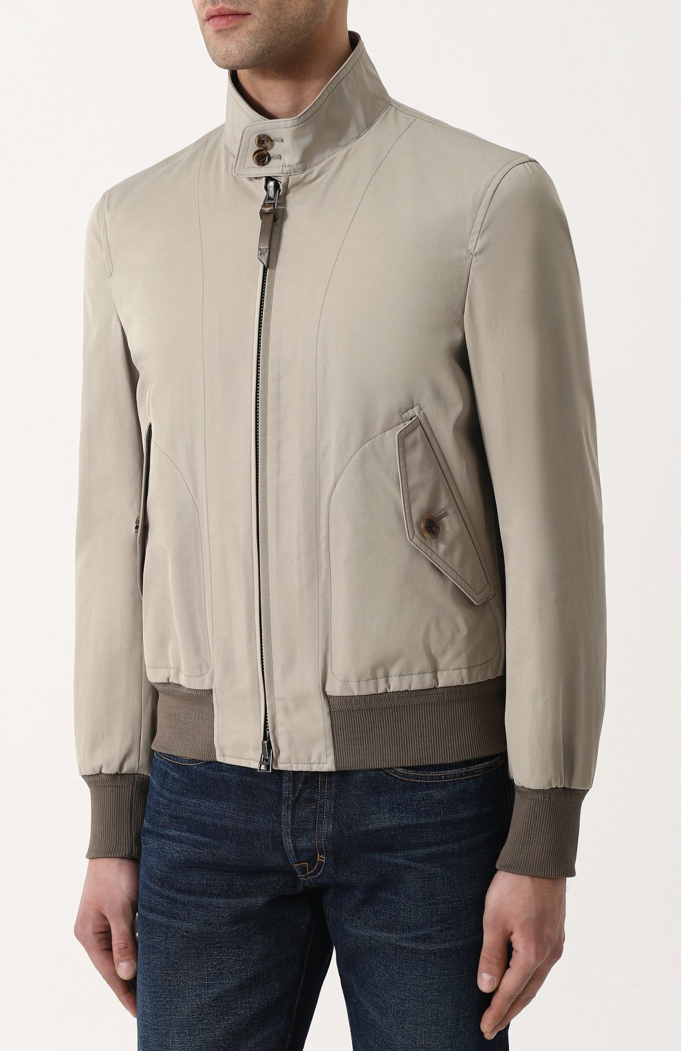 Куртка на молнии с воротником-стойкой TOM FORD, арт. BP052/TF0327, фото 3