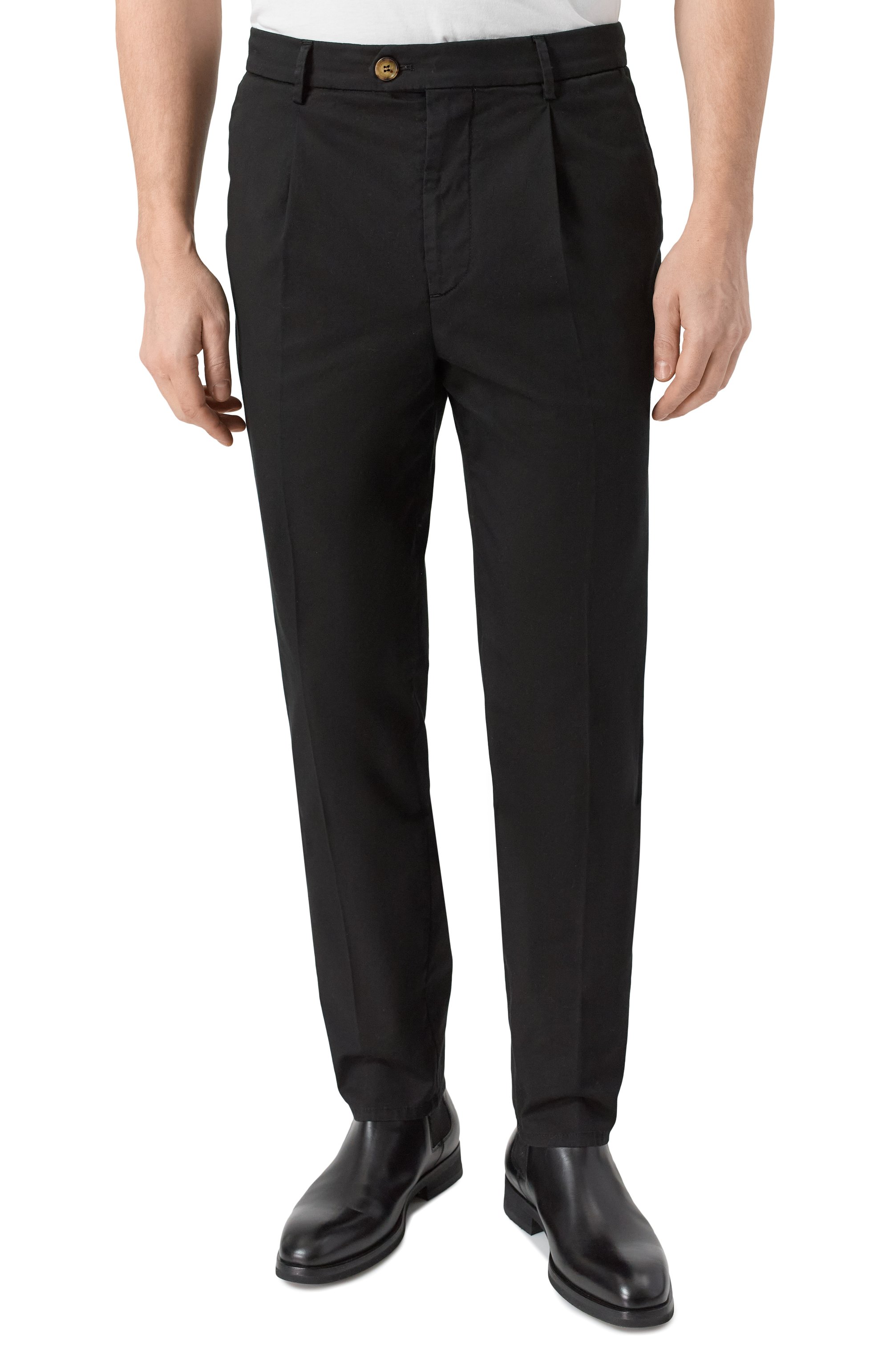 Хлопковые брюки BRUNELLO CUCINELLI, арт. M289LE1450, фото 3