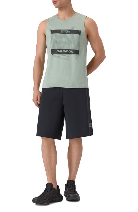 Текстильные кроссовки Spectur 2 MM6 x Salomon MM6 SH1WS0016/P8162 Чёрный  SH1WS0016/P8162 Фото 2