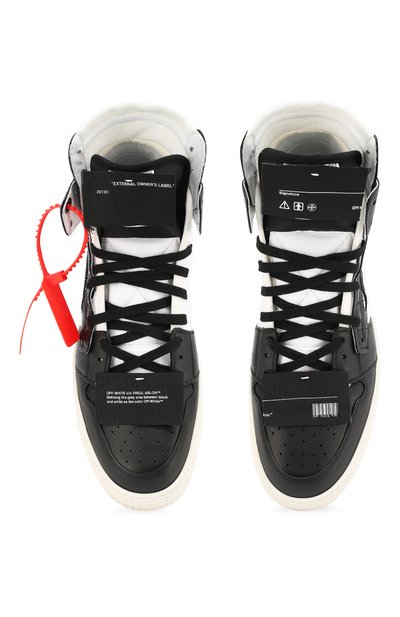 Комбинированные кеды off-court 3.0 OFF-WHITE черно-белого цвета по цене 49900 руб., арт. 0MIA065S198000161001, фото 5 Комбинированные кеды off-court 3.0 OFF-WHITE, арт. 0MIA065S198000161001, фото 5